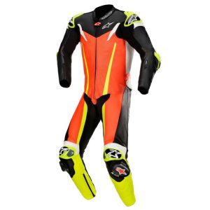 Alpinestars Leather suit GP TECH v3 TECH AIR Comp Red fluo/Black/Yellow fluo 58