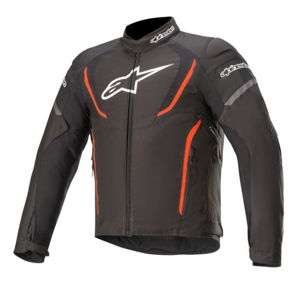 Alpinestars Jacket T-Jaws v3 Waterproof Black/Red Fluo 2XL