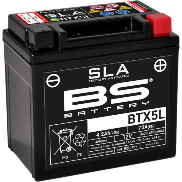 BS Battery  BTX5L (FA) SLA - Sealed & Activated