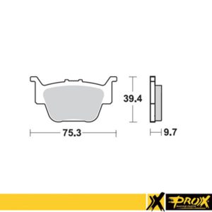 ProX Rear Brake Pad TRX450R ’04-14