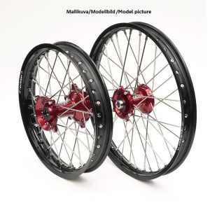 REX WHEELS 21-1,60 RMZ250/RMZ450 05-.. BLACK RIM/RED HUB 22MM