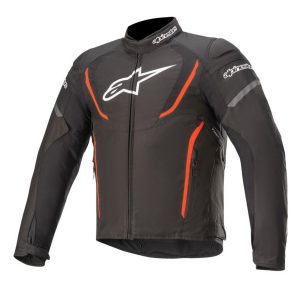 Alpinestars Jacket T-Jaws v3 Waterproof Black/Red Fluo XL