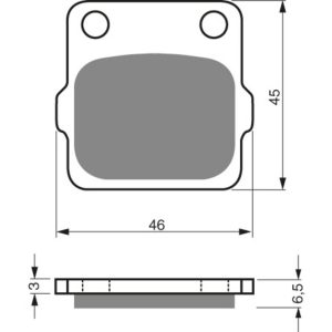 GOLDFREN Brake Pads 077 Ceramic Carbon K1