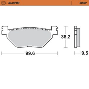 Moto-Master Brakepads RoadPRO Sinter rear