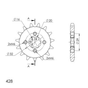 Supersprox / JT Front sprocket 1425.15