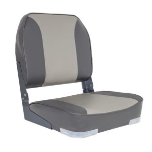 OS DELUXE FOLD DOWN SEAT UPHOLSTERED GREY/CHARCOAL