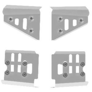 Storm A-arm plates Alu Polaris