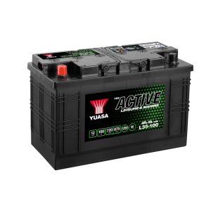 Yuasa L35-100 Active Leisure Battery 12V 100Ah 720A Note: Pallet cargo