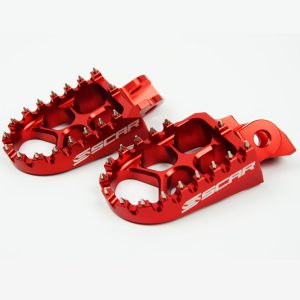 Scar Evolution Footpegs – RM85 All Red color
