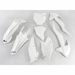 UFO Plastic kit 5-parts KTM SX85 18- White 047