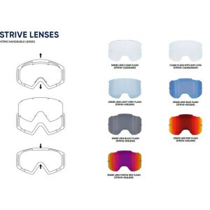 Spect Red Bull Strive SPARE LENS purple/red flash
