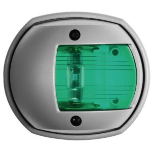 Compact 12 LED navigation light grey – green