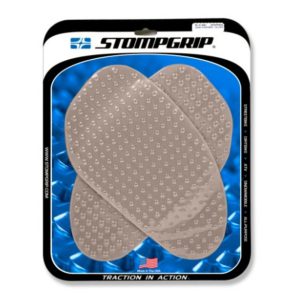 Stompgrip Universal Large Street Bike Tank Grips – Volcano : Clear