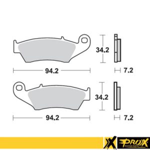 ProX Front Brake Pad CRF250/450R ’02-20 + KX250F/450F ’04-20