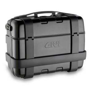 Givi 33 litre blackline top-case black with aluminium finish with top opening