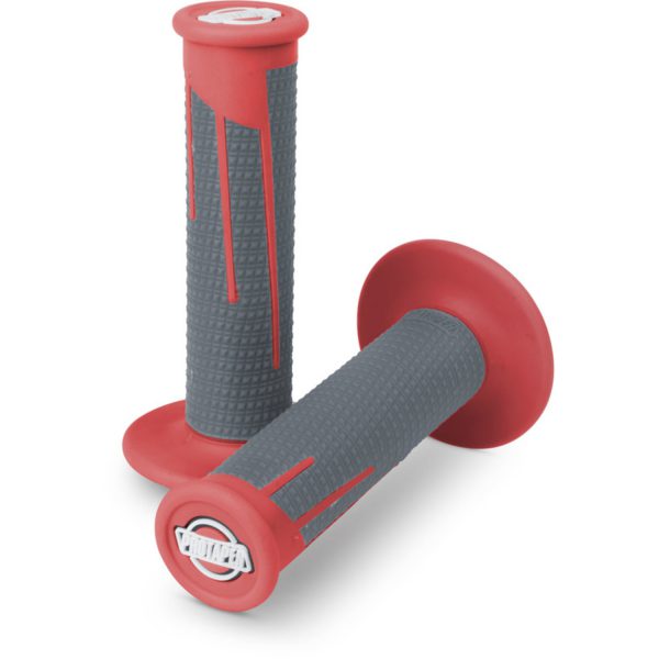 Protaper Grips Clampon Full Diamond Red/Dark Grey