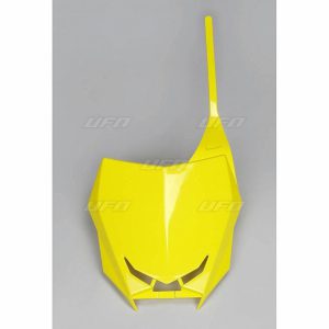 UFO Front number plate RM-Z450 18-,RM-Z250 19- Yellow 102