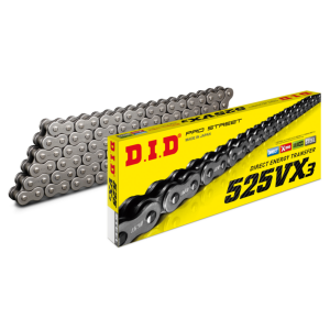 D.I.D 525VX3 Chain+Connecting link rivet type (ZJ)