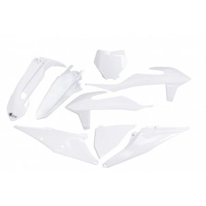 UFO Plastic kit 5-parts KTM SX/SXF125-450 19- White 042