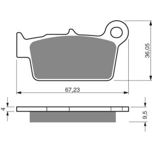 GOLDFREN Brake Pads 187 Ceramic Carbon K1