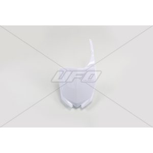 UFO Front number plate YZF250 10-18 /450 10-17 / YZ125/250 2015-  White 046