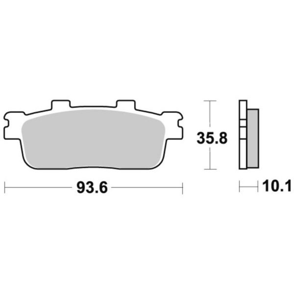 *  Sbs Brakepads Maxi Sinter