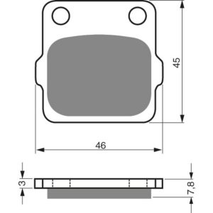 GOLDFREN Brake Pads 007 Ceramic Carbon S33