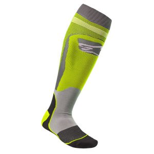 Alpinestars Socks MX Plus-1 Fluo Yellow/Grey L