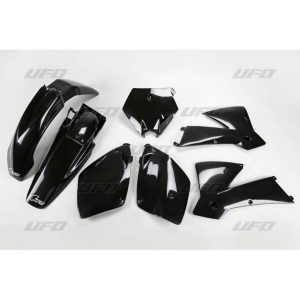 UFO Plastic kit 5-parts Black KTM SX125-520 2T/4T 03