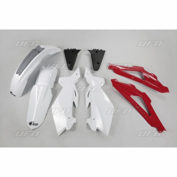 UFO Plastic kit 5-parts Red/white HVA 4-stroke TC 2007