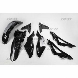 UFO Plastic kit 4-parts Black HVA 2-stroke CR125 09-13