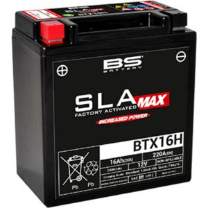BS Battery  BTX16H (FA) SLA MAX – Sealed & Activated