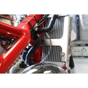 AXP Radiator Braces Red spacers Beta 125RR 18-