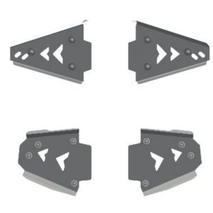 Storm A-arm plates Alu Yamaha