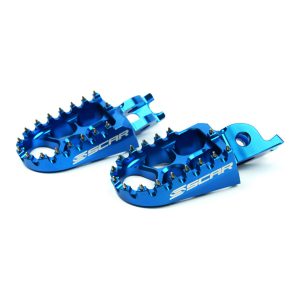 Scar Evolution Footpegs – Honda/Kawasaki  Blue color