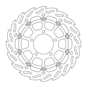 Moto-Master Flame Brakedisc front left Kawasaki: ZX10R