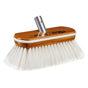 Star brite Premium Hard Wash Brush – Synthetic Wood Block W/Bumper (White)