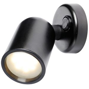 Articulated spotlight black LED