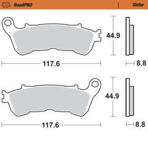 Moto-Master Brakepads RoadPRO Sinter front