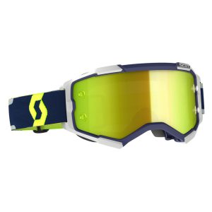 Scott Goggle Fury blue/grey yellow chrome works