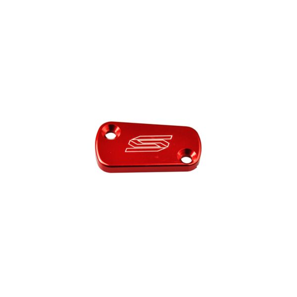 Scar Rear Brake Reservoir Cover - Kawasaki/Suzuki Red color