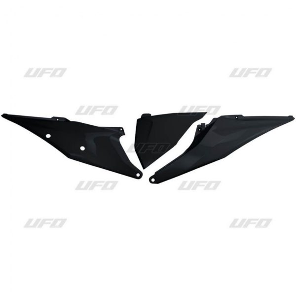 UFO Side panel + Airbox cover left KTM125-525 SX/SXF 19- EXC/EXC-F 20- Black 001