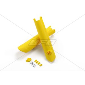 UFO Fork slider protectors HVA TC/FC 125-450 15-, TE/FE 125-501 16- Yellow 103