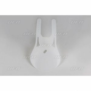 UFO Front oval plate veteran MX/Enduro 76-83 White