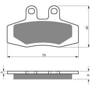 GOLDFREN Brake Pads 026 Ceramic Carbon AD