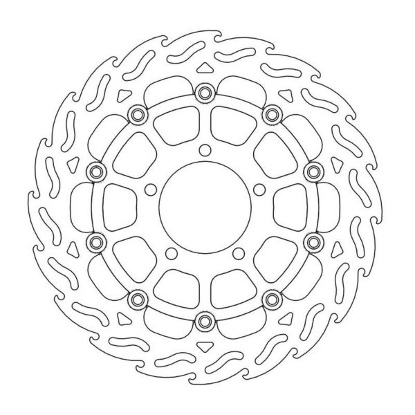 Moto-Master Flame Brakedisc front left Kawasaki: ZX-14R