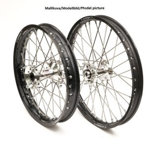 REX WHEELS 19-1,85 RMZ250 07-.. BLACK RIM/SILVER HUB 25MM