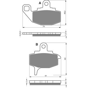 GOLDFREN Brake Pads 035 Ceramic Carbon AD