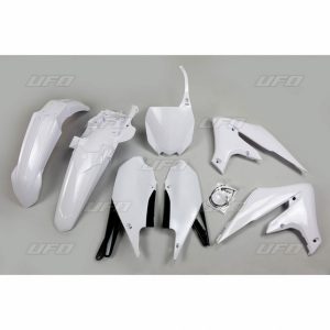 UFO Plastic kit 5-parts White 046 YZ250F 19-, YZ450F 18-