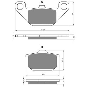 GOLDFREN Brake Pads 037 Ceramic Carbon S3